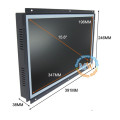16: 9 de alta resolución 1920x1080 marco abierto monitor LCD de 15.6 pulgadas con conector HDMI VGA
